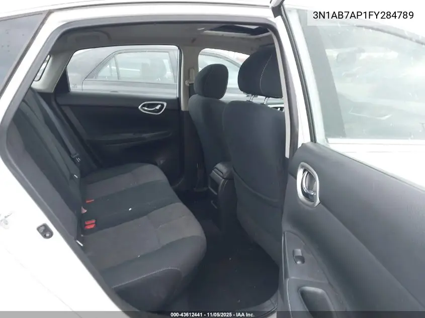3N1AB7AP1FY284789 2015 Nissan Sentra Sv