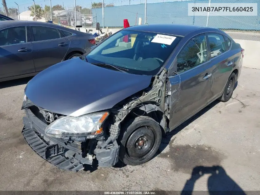 3N1AB7AP7FL660425 2015 Nissan Sentra Fe+ S/S/Sl/Sr/Sv