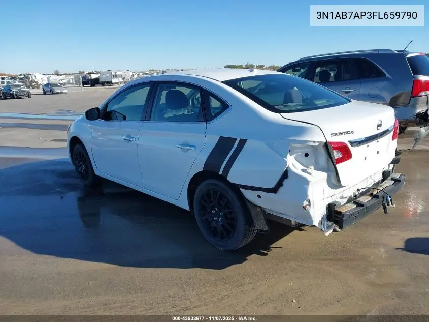 3N1AB7AP3FL659790 2015 Nissan Sentra Fe+ S/S/Sl/Sr/Sv