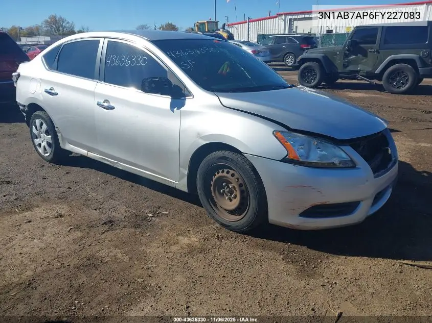 3N1AB7AP6FY227083 2015 Nissan Sentra Fe+ S/S/Sl/Sr/Sv
