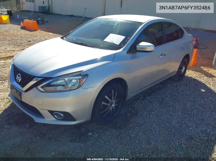 3N1AB7AP6FY352486 2015 Nissan Sentra S