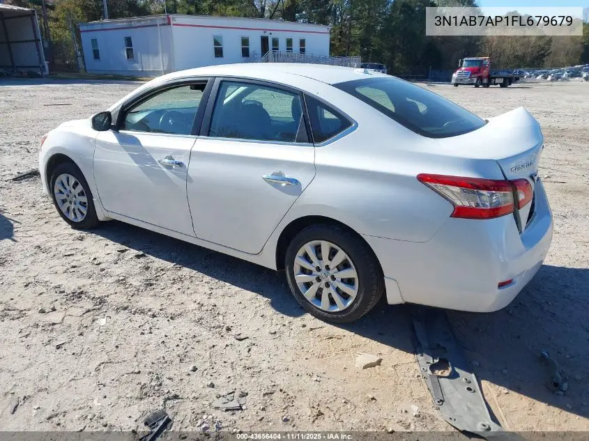 3N1AB7AP1FL679679 2015 Nissan Sentra Sv