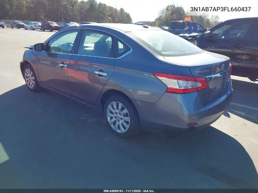 3N1AB7AP3FL660437 2015 Nissan Sentra Fe+ S/S/Sl/Sr/Sv