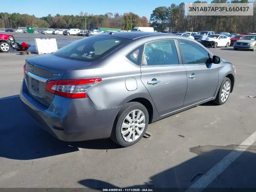 3N1AB7AP3FL660437 2015 Nissan Sentra Fe+ S/S/Sl/Sr/Sv