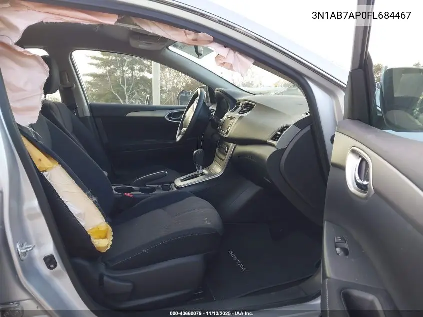 3N1AB7AP0FL684467 2015 Nissan Sentra Sv