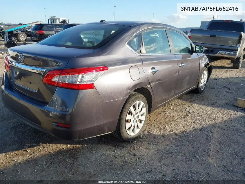 3N1AB7AP5FL662416 2015 Nissan Sentra Sv