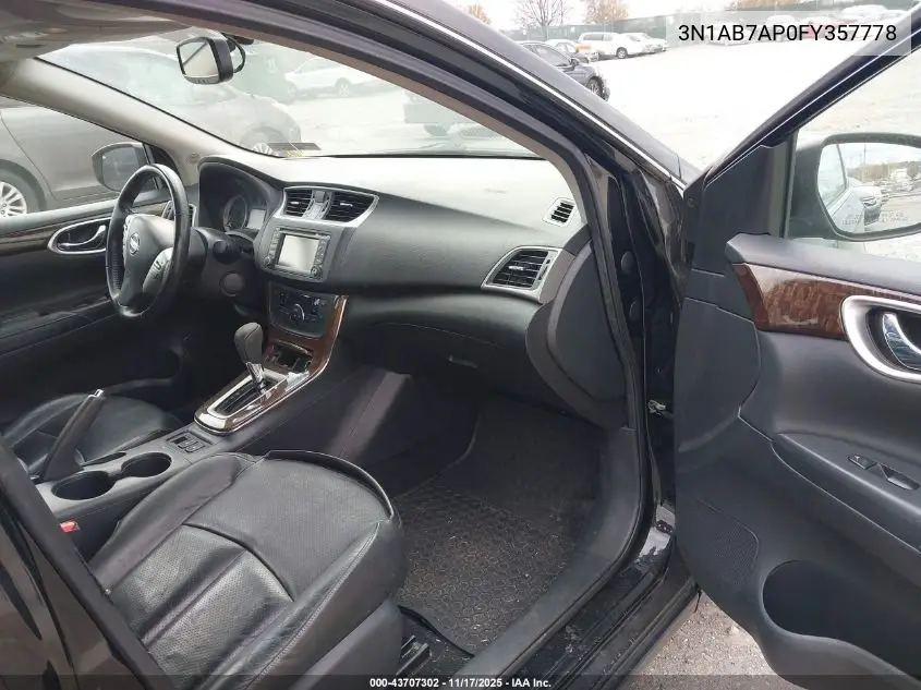3N1AB7AP0FY357778 2015 Nissan Sentra Sl