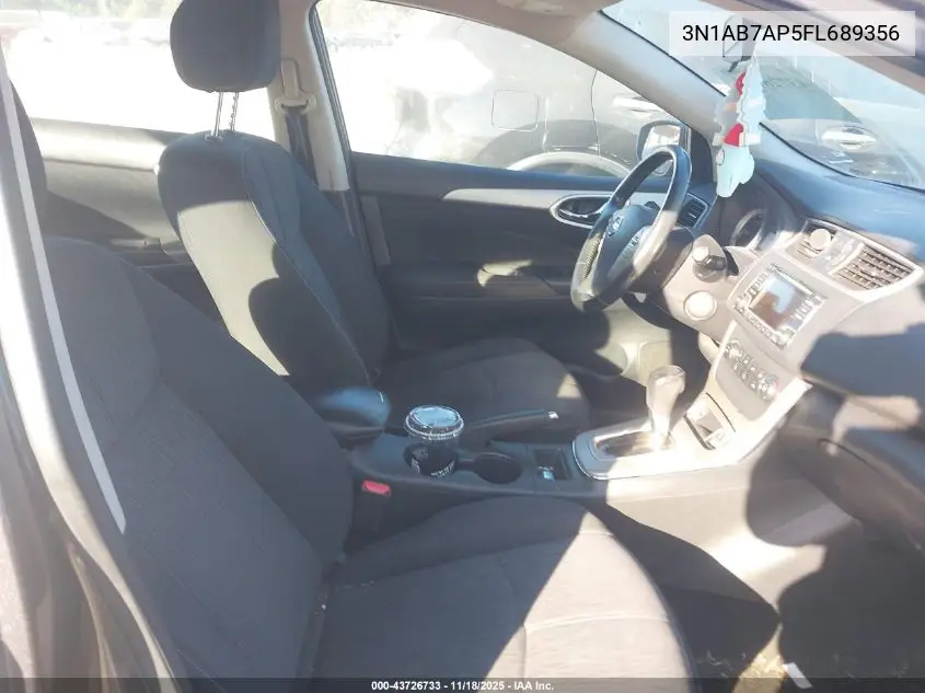3N1AB7AP5FL689356 2015 Nissan Sentra Sv