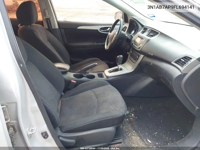 3N1AB7AP9FL694141 2015 Nissan Sentra Sv