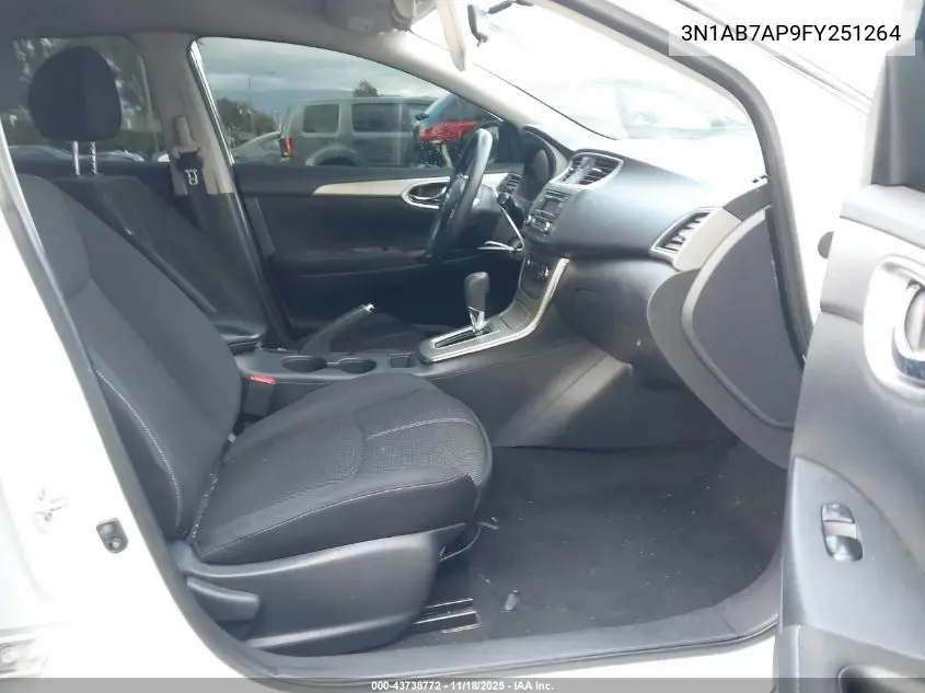 3N1AB7AP9FY251264 2015 Nissan Sentra S