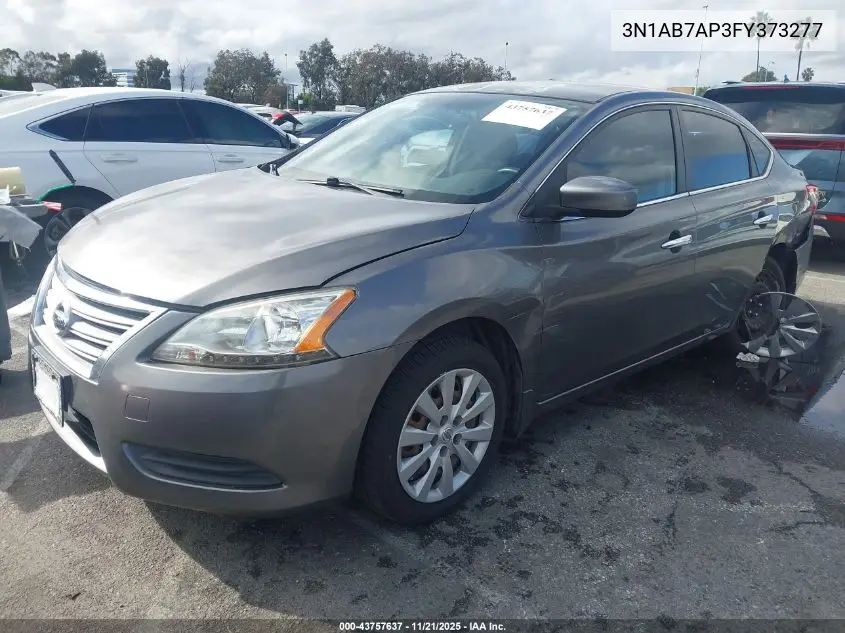 3N1AB7AP3FY373277 2015 Nissan Sentra S