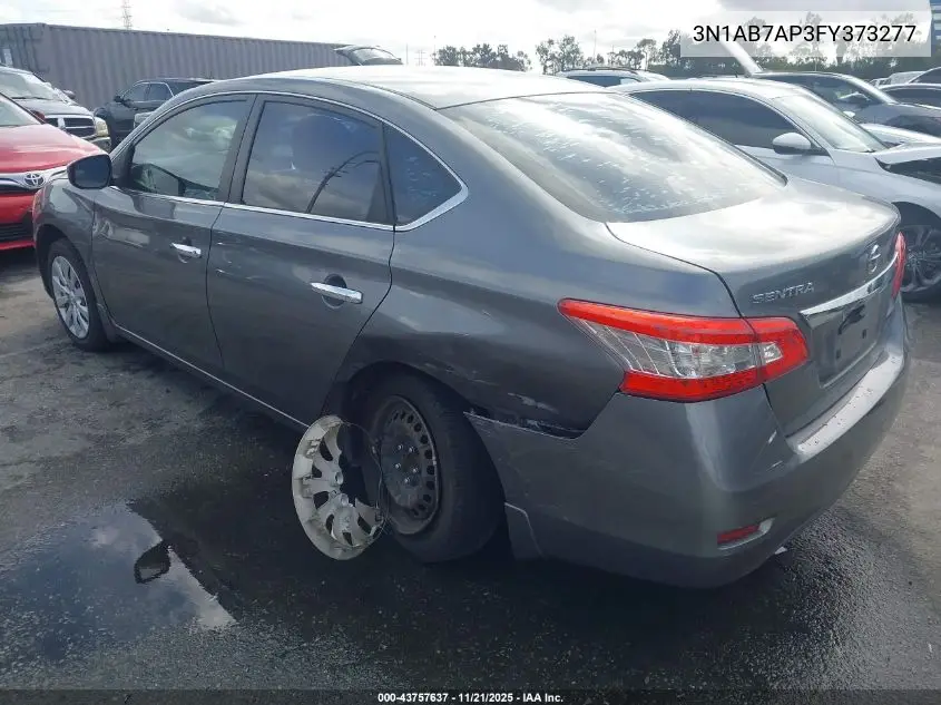 3N1AB7AP3FY373277 2015 Nissan Sentra S