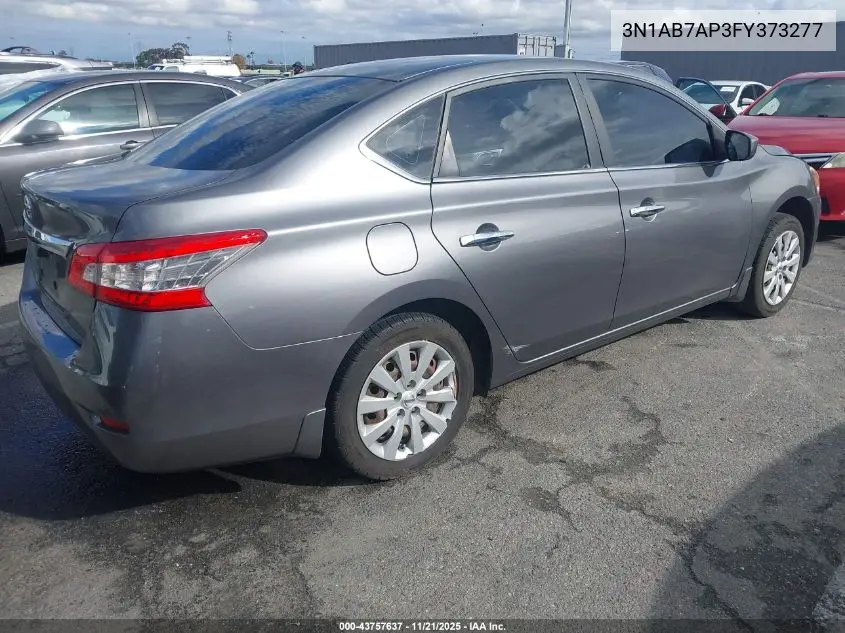 3N1AB7AP3FY373277 2015 Nissan Sentra S