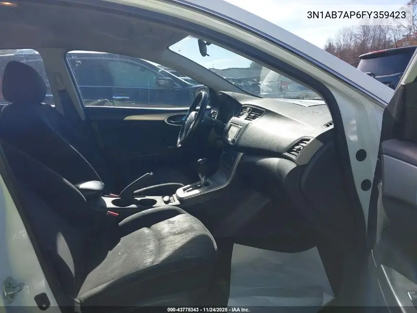 3N1AB7AP6FY359423 2015 Nissan Sentra Sv