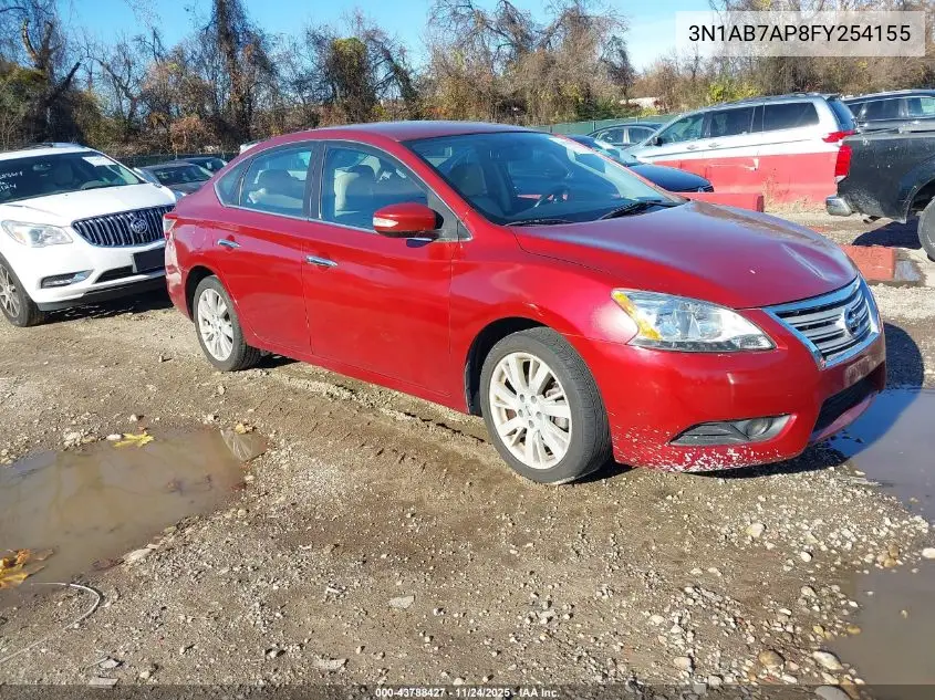 3N1AB7AP8FY254155 2015 Nissan Sentra Sl