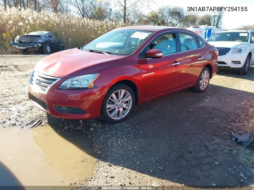 3N1AB7AP8FY254155 2015 Nissan Sentra Sl