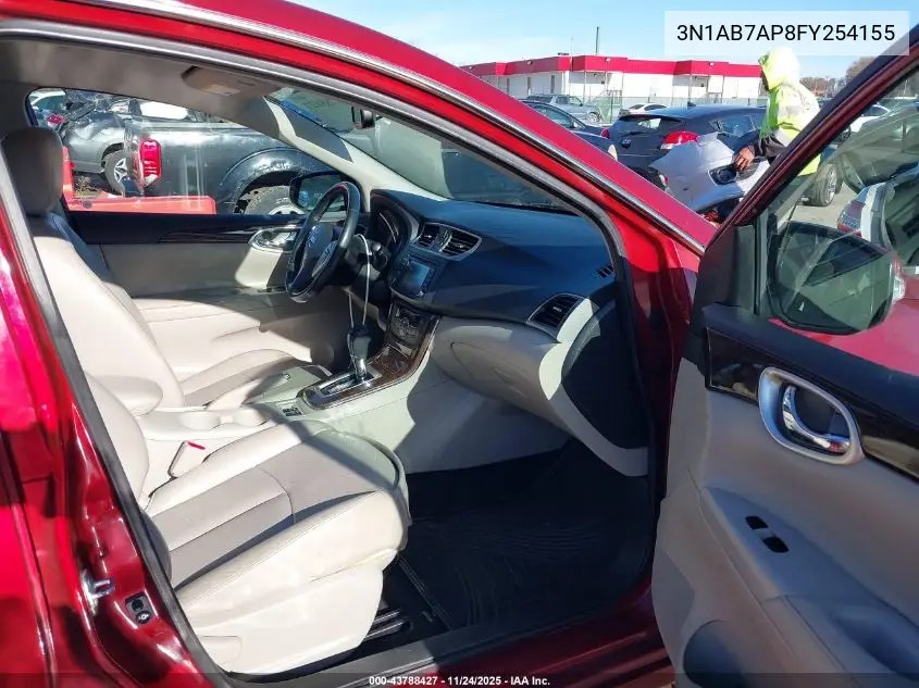 3N1AB7AP8FY254155 2015 Nissan Sentra Sl