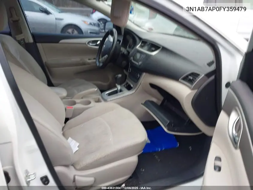 3N1AB7AP0FY359479 2015 Nissan Sentra Sv