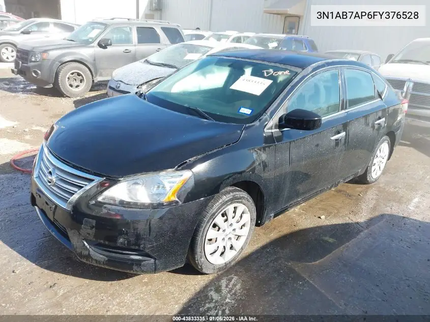 3N1AB7AP6FY376528 2015 Nissan Sentra S