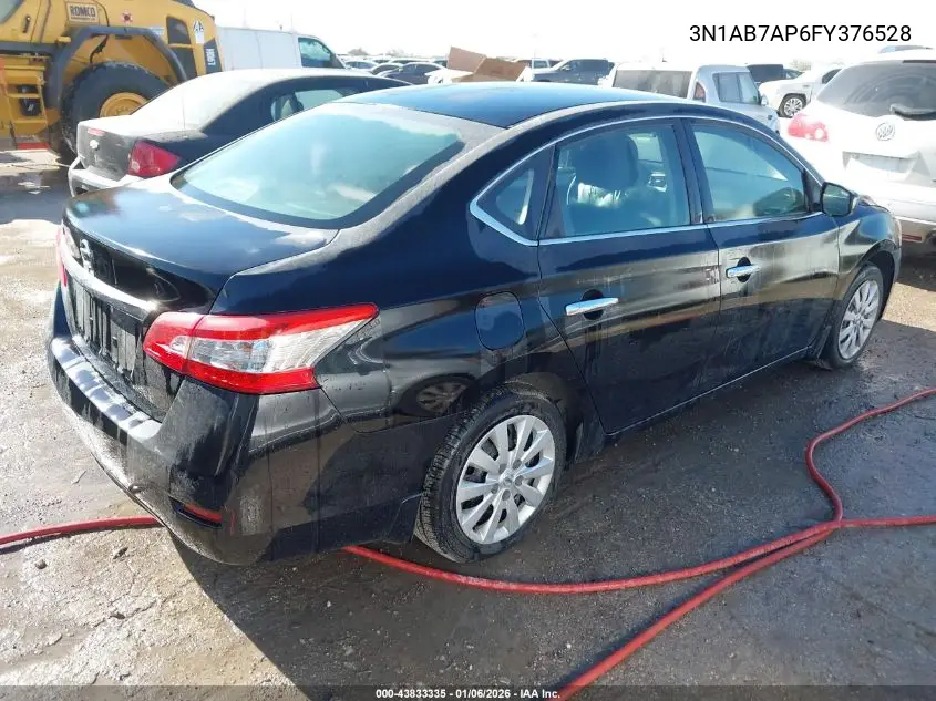 3N1AB7AP6FY376528 2015 Nissan Sentra S