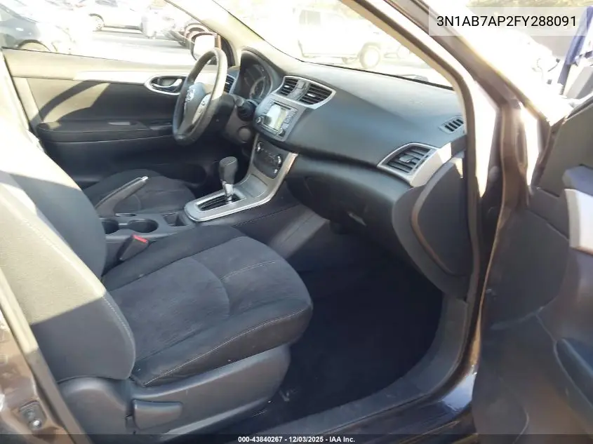 3N1AB7AP2FY288091 2015 Nissan Sentra Sv