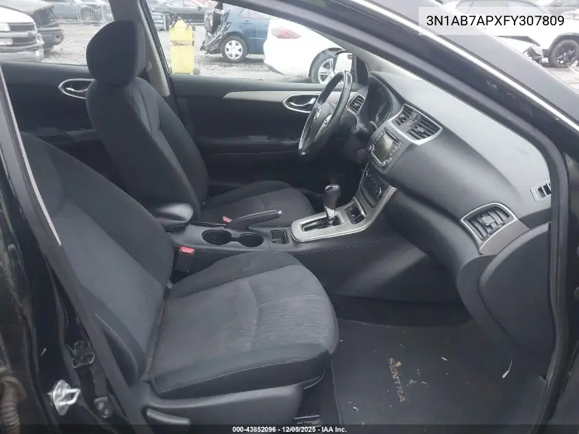 3N1AB7APXFY307809 2015 Nissan Sentra Sv