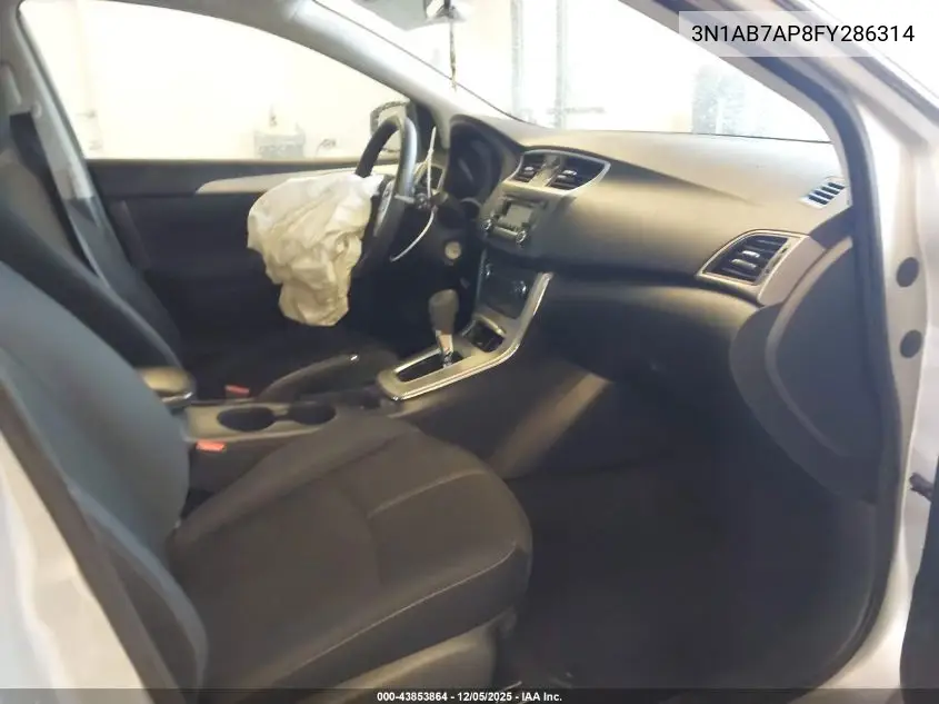 3N1AB7AP8FY286314 2015 Nissan Sentra S