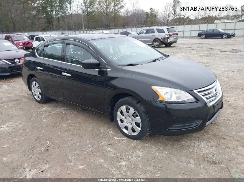 3N1AB7AP0FY283763 2015 Nissan Sentra S