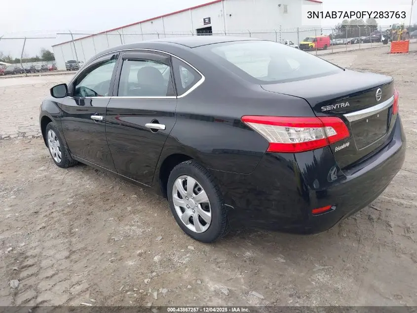 3N1AB7AP0FY283763 2015 Nissan Sentra S