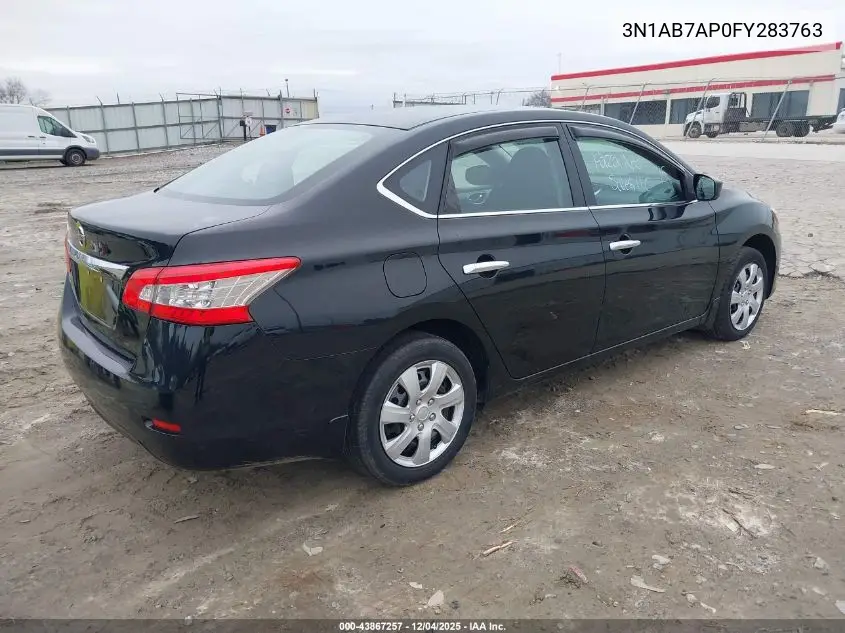 3N1AB7AP0FY283763 2015 Nissan Sentra S