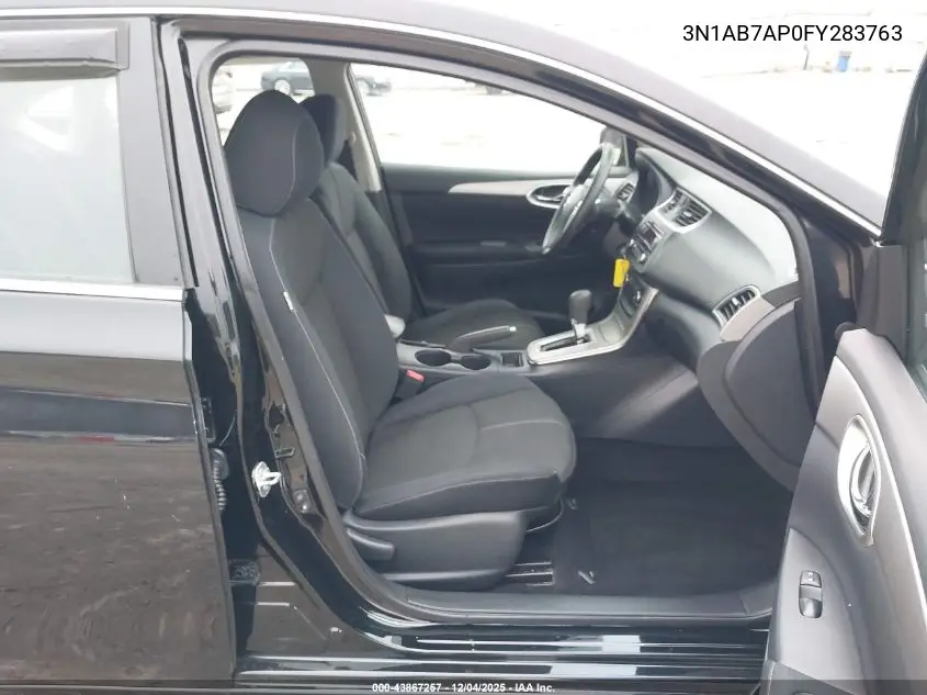 3N1AB7AP0FY283763 2015 Nissan Sentra S