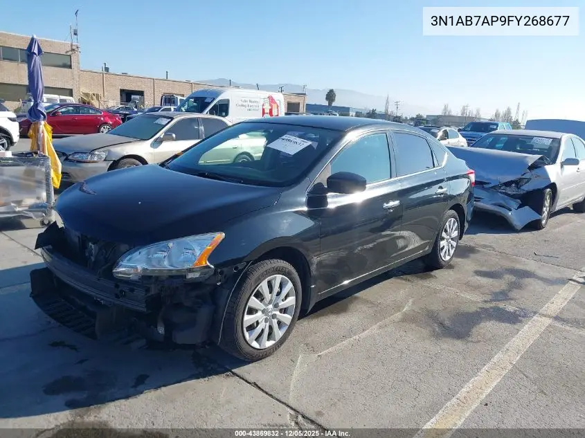 3N1AB7AP9FY268677 2015 Nissan Sentra Sv
