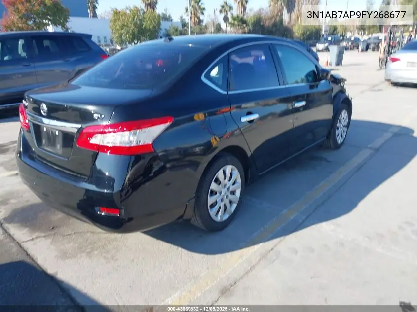 3N1AB7AP9FY268677 2015 Nissan Sentra Sv