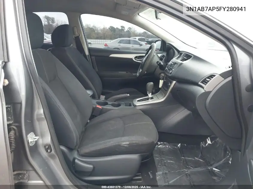 3N1AB7AP5FY280941 2015 Nissan Sentra S