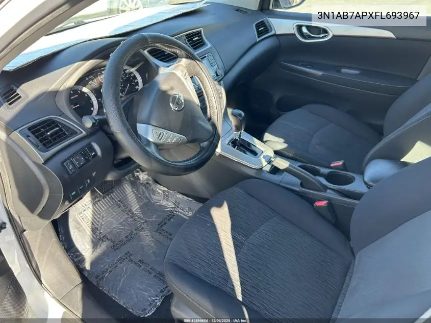 3N1AB7APXFL693967 2015 Nissan Sentra Sv
