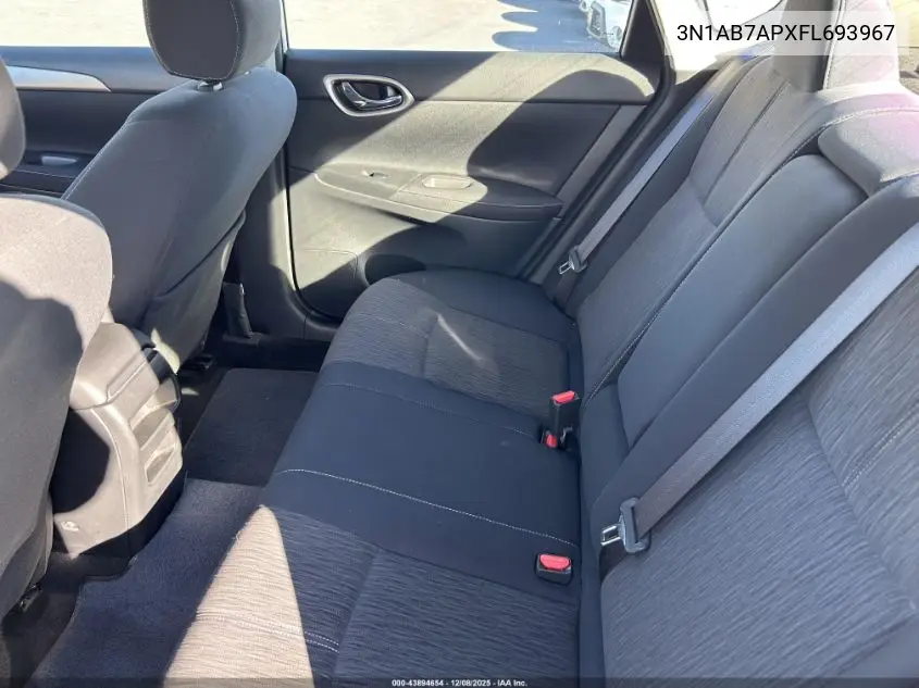 3N1AB7APXFL693967 2015 Nissan Sentra Sv