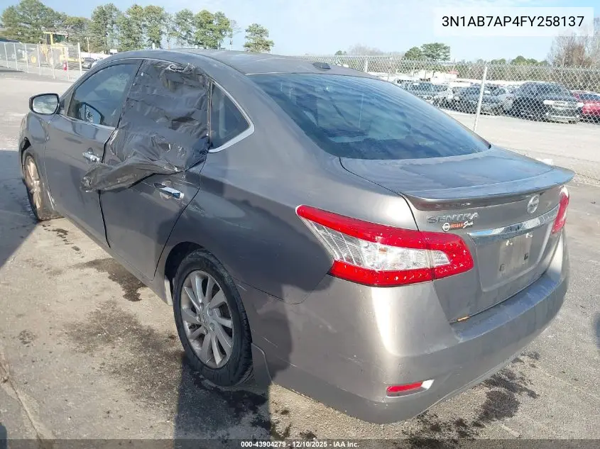 3N1AB7AP4FY258137 2015 Nissan Sentra Sv