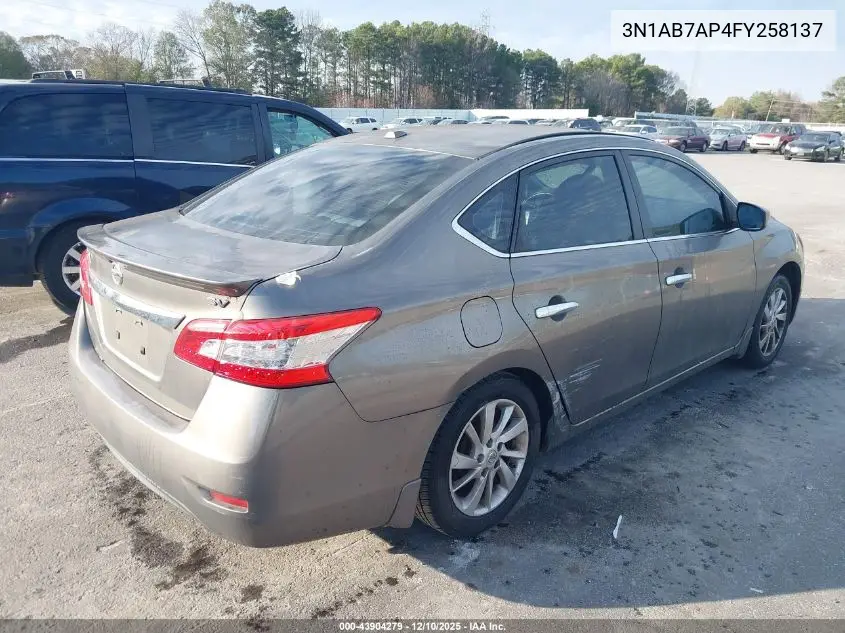 3N1AB7AP4FY258137 2015 Nissan Sentra Sv