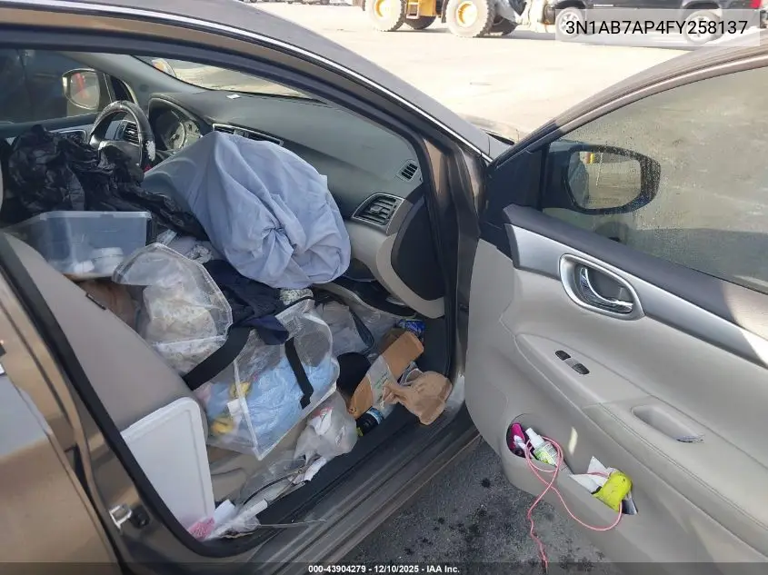 3N1AB7AP4FY258137 2015 Nissan Sentra Sv