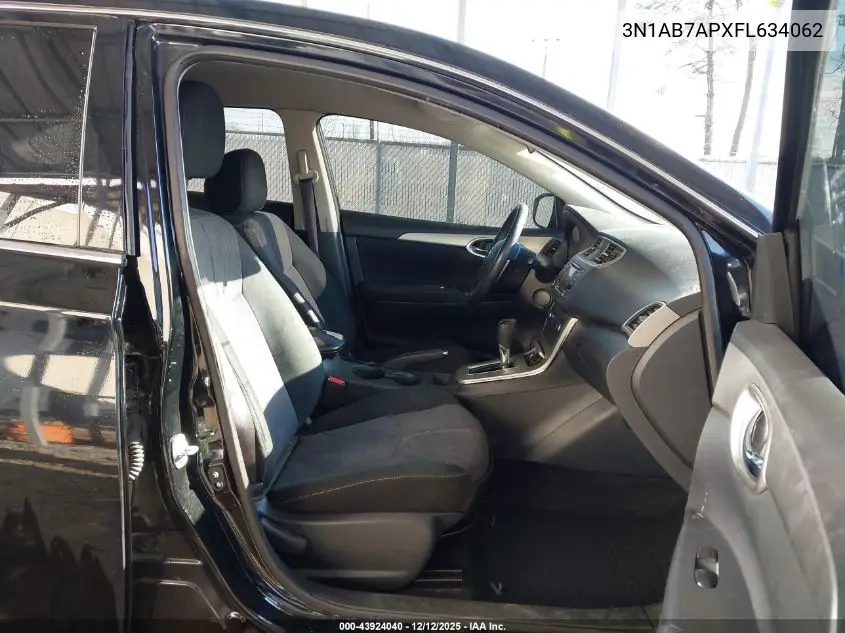 3N1AB7APXFL634062 2015 Nissan Sentra Sv