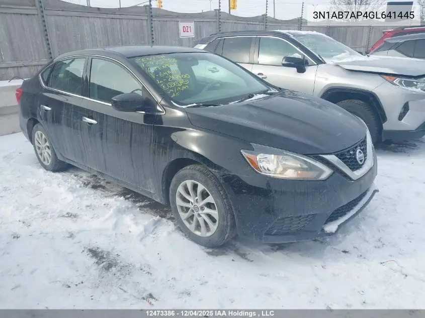 3N1AB7AP4GL641445 2016 Nissan Sentra 1.8 S/1.8 Sl/1.8 Sr/1.8 Sv