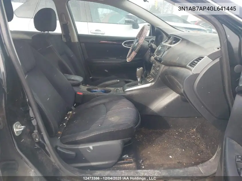 3N1AB7AP4GL641445 2016 Nissan Sentra 1.8 S/1.8 Sl/1.8 Sr/1.8 Sv