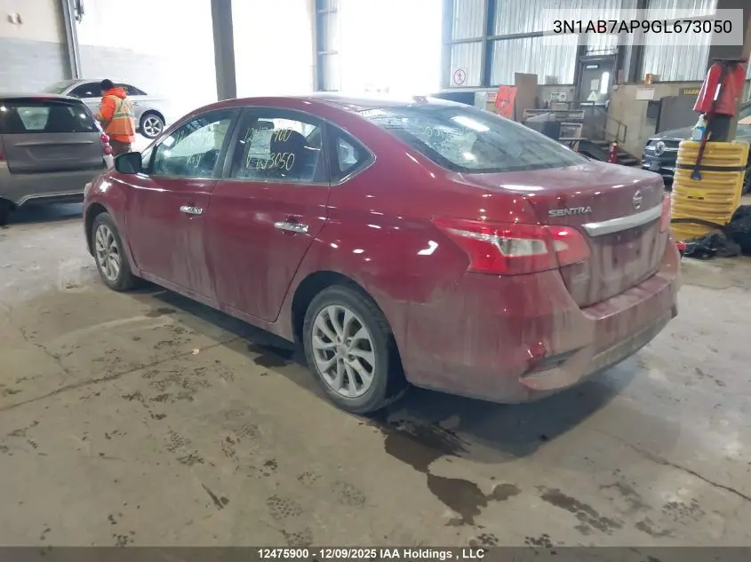 3N1AB7AP9GL673050 2016 Nissan Sentra 1.8 S/1.8 Sl/1.8 Sr/1.8 Sv