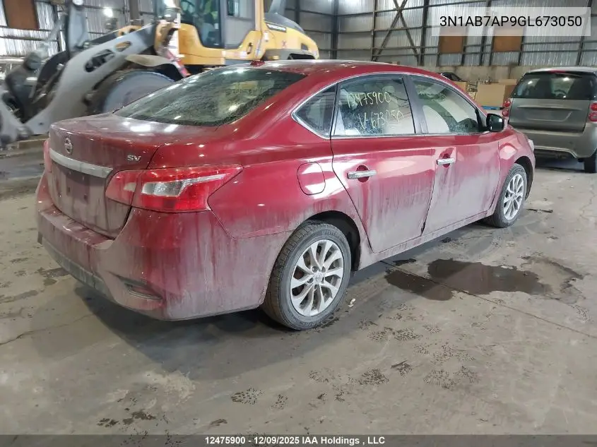 3N1AB7AP9GL673050 2016 Nissan Sentra 1.8 S/1.8 Sl/1.8 Sr/1.8 Sv