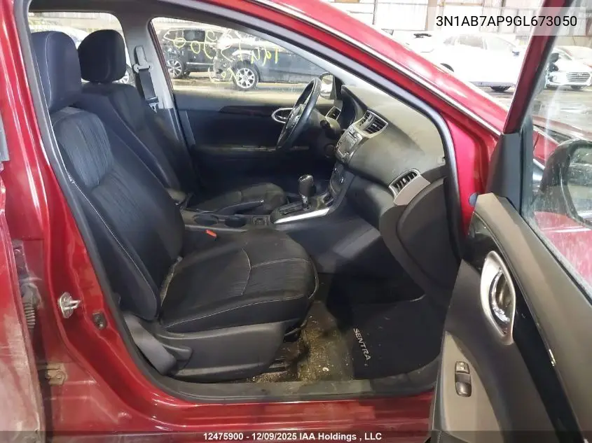 3N1AB7AP9GL673050 2016 Nissan Sentra 1.8 S/1.8 Sl/1.8 Sr/1.8 Sv