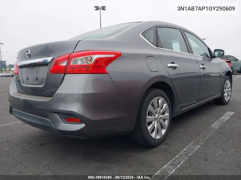 3N1AB7AP1GY290609 2016 Nissan Sentra Fe+ S/S/Sl/Sr/Sv