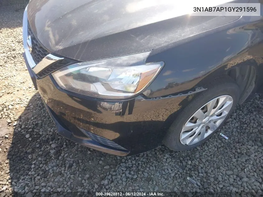 3N1AB7AP1GY291596 2016 Nissan Sentra Fe+ S/S/Sl/Sr/Sv