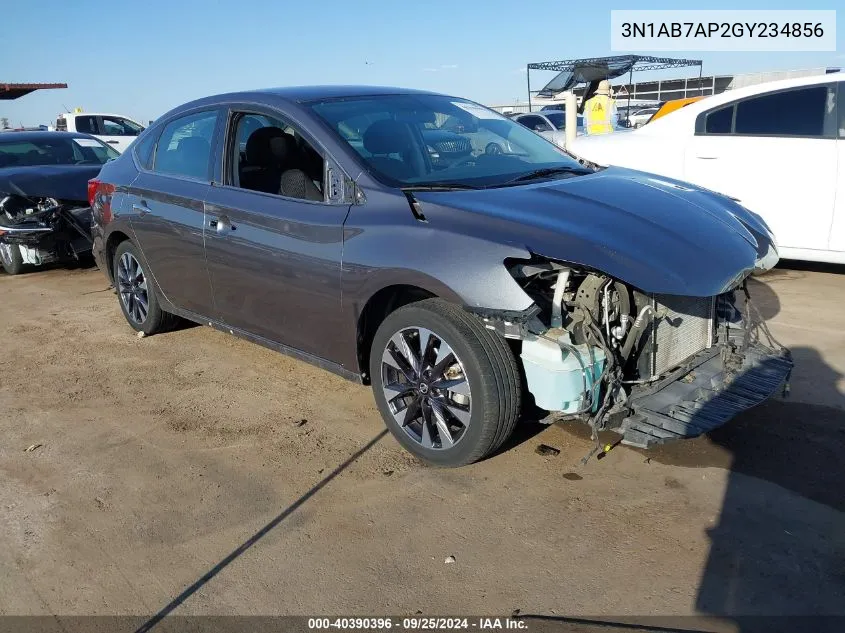 3N1AB7AP2GY234856 2016 Nissan Sentra Sr