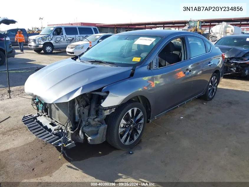 3N1AB7AP2GY234856 2016 Nissan Sentra Sr