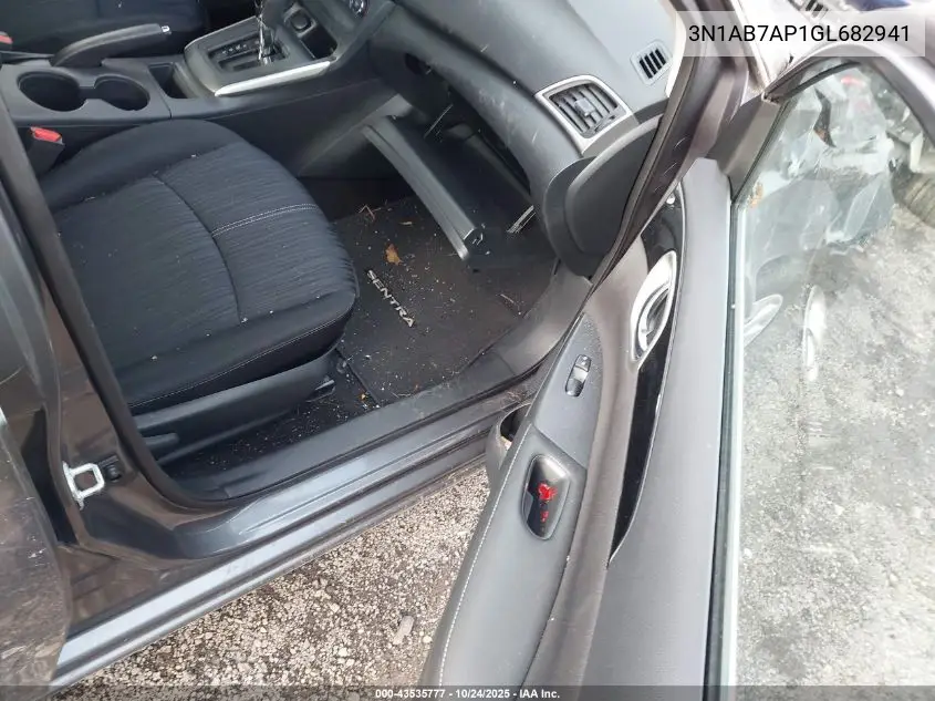 3N1AB7AP1GL682941 2016 Nissan Sentra Sv
